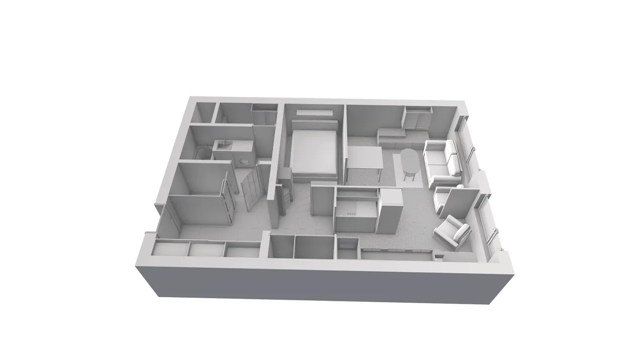 3D Půdorysy – ukázka 1